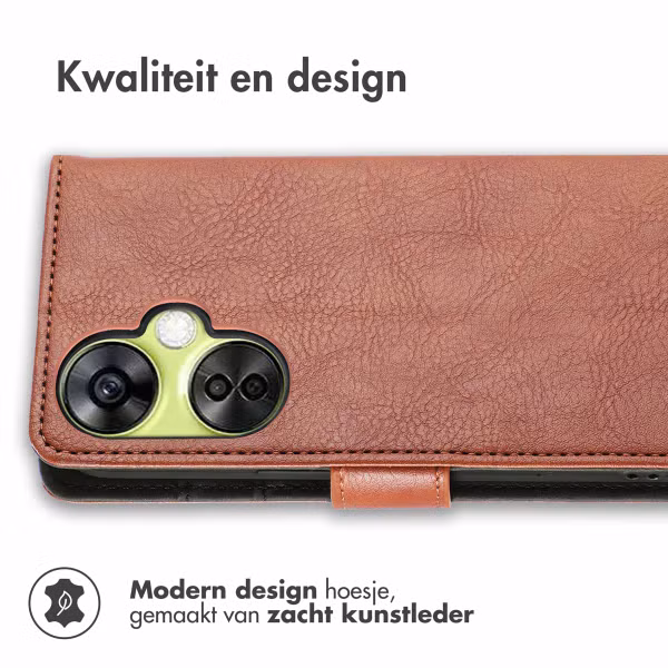 imoshion Luxe Bookcase OnePlus Nord CE 3 / CE 3 Lite - Bruin