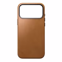 Nomad Traditional Leather Backcover met MagSafe Apple iPhone 17 Pro Max - English Tan