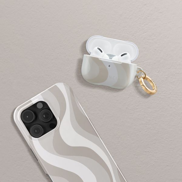 Selencia Vivid Case Apple AirPods Pro - Desert Waves Beige