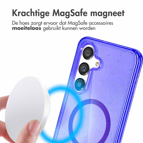 imoshion Sparkle Backcover met MagSafe Samsung Galaxy S25 Plus - Paars