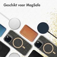 imoshion Clear Glitter Backcover met MagSafe Apple iPhone 15 - Goud