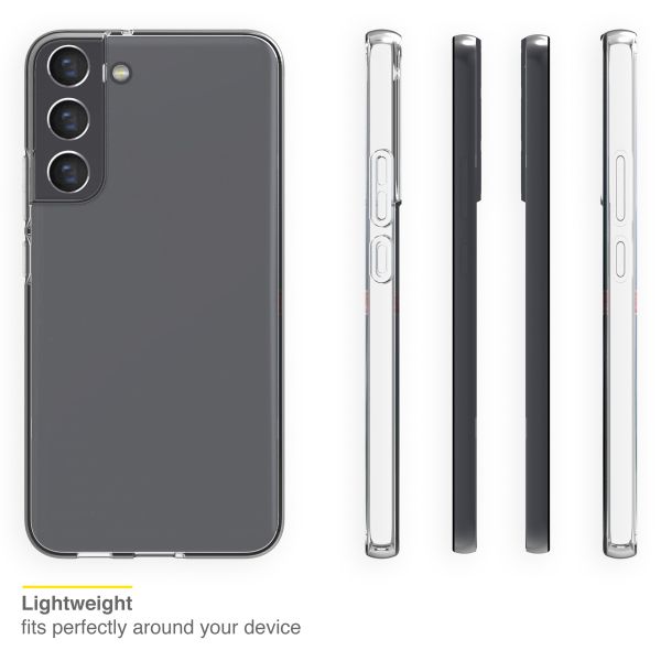 Accezz Clear Backcover Samsung Galaxy S22 Plus - Transparant