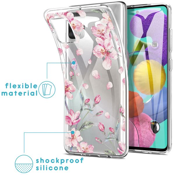 imoshion Design hoesje Samsung Galaxy A51 - Blossom Watercolor
