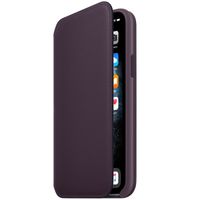 Apple Leather Folio Bookcase Apple iPhone 11 Pro - Aubergine