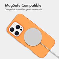 imoshion Colour Back Cover with Thin MagSafe Ring Apple iPhone 16 Pro - Orange