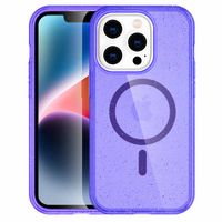 imoshion Sparkle Backcover met MagSafe Apple iPhone 13 Pro - Glitter Paars
