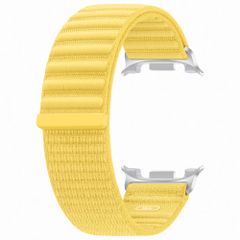 Samsung Originele Fabric Band Samsung Galaxy Watch 9 (40/44mm) / Watch 8 (40/44mm) / Classic (46mm) - Maat M/L - Geel