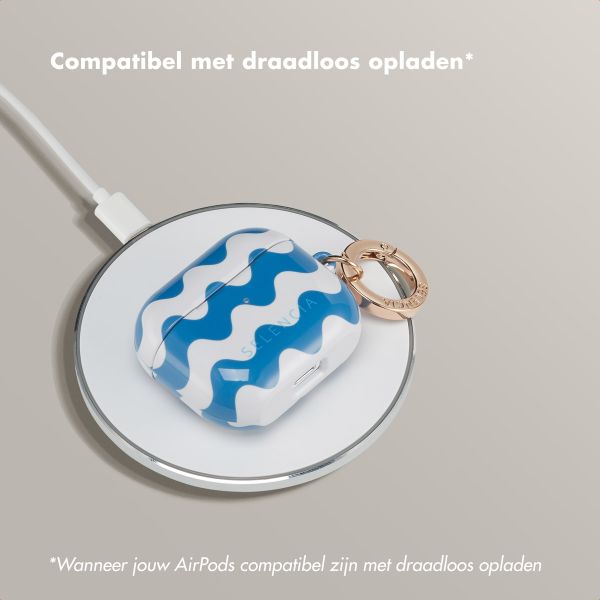 Selencia Vivid Case Apple AirPods 3 - Wave Vibes Classic Blue