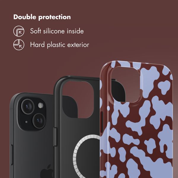 Selencia Vivid Back Cover with MagSafe Apple iPhone 15 - Moo'd Lavender Glow