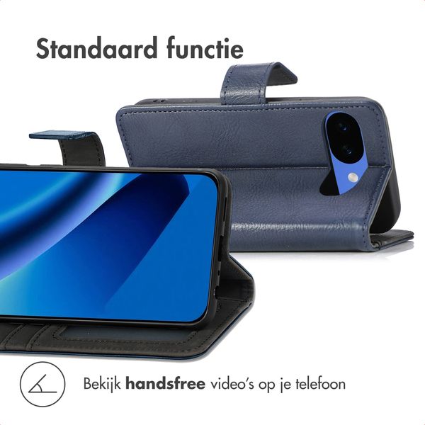 imoshion Luxe Bookcase Google Pixel 10a - Donkerblauw