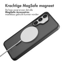 Accezz Rugged Frosted MagSafe Backcover Samsung Galaxy S25 FE - Zwart