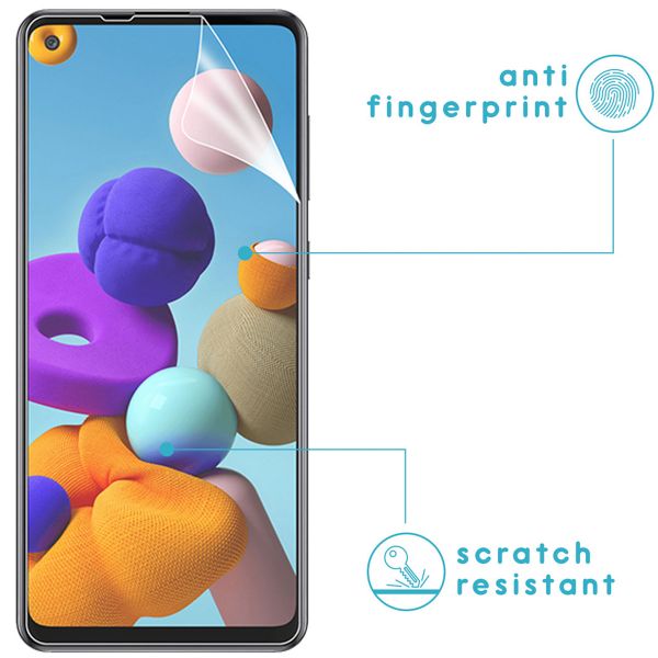 imoshion Screenprotector Folie 3 pack Samsung Galaxy A21s