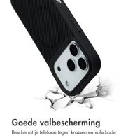 imoshion Rugged Hybrid Carbon Case met MagSafe Apple iPhone 17 Pro - Zwart