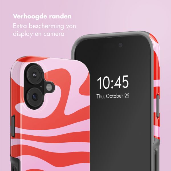 Selencia Vivid Backcover met MagSafe Apple iPhone 17 - Dream Swirl Pink