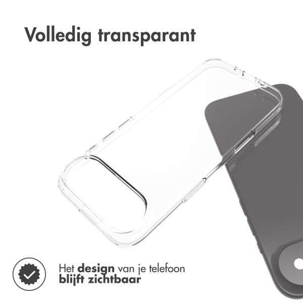 Accezz Clear Backcover Apple iPhone Air - Transparant