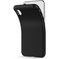 Spigen Liquid Air™ Backcover Apple iPhone X / Xs - Zwart