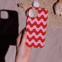 Selencia Vivid Backcover Samsung Galaxy S24 FE - Wave Vibes Lipstick