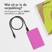 imoshion Ultra Series Aluminium Powerbank 10.000 mAh - Quick Charge en Power Delivery - Hot Pink