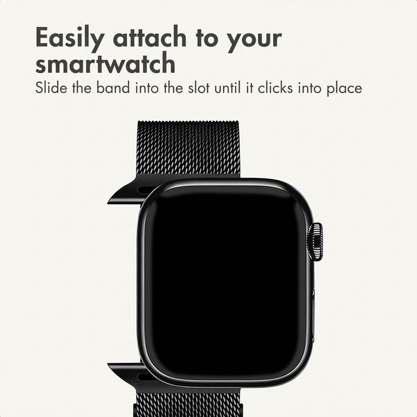 imoshion Milanese Magnetic Band Apple Watch | 38/40/41/42 mm - Black