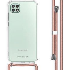 imoshion Backcover met koord Samsung Galaxy A22 (5G) - Rosé Goud