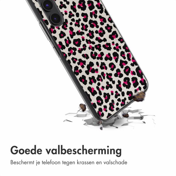 imoshion Design hoesje Samsung Galaxy A54 (5G) - Leopard Pink