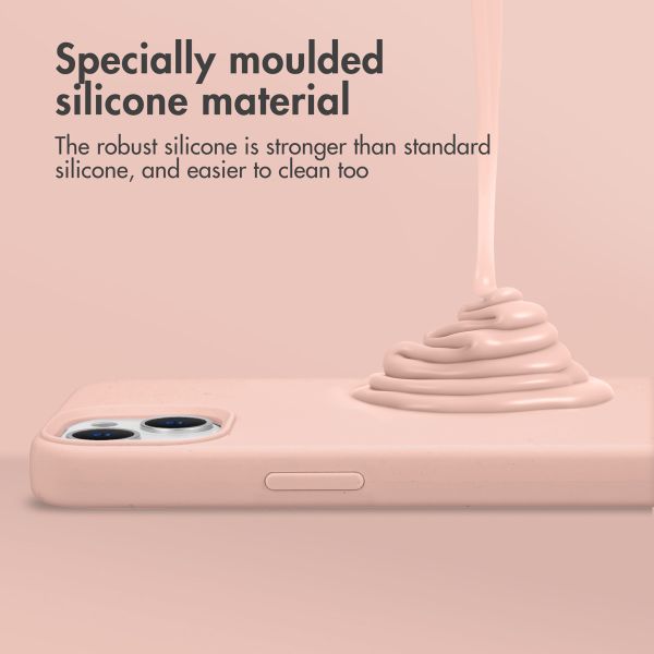Accezz Liquid Silicone Backcover Samsung Galaxy S23 Plus - Roze
