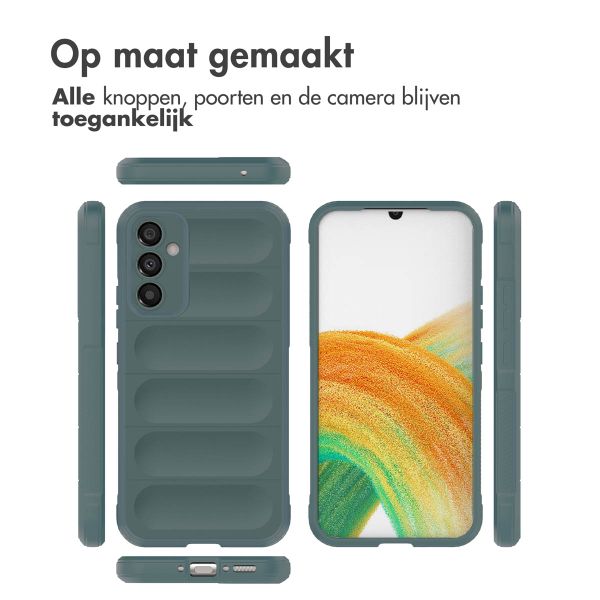 imoshion EasyGrip Backcover Samsung Galaxy A34 (5G) - Donkergroen