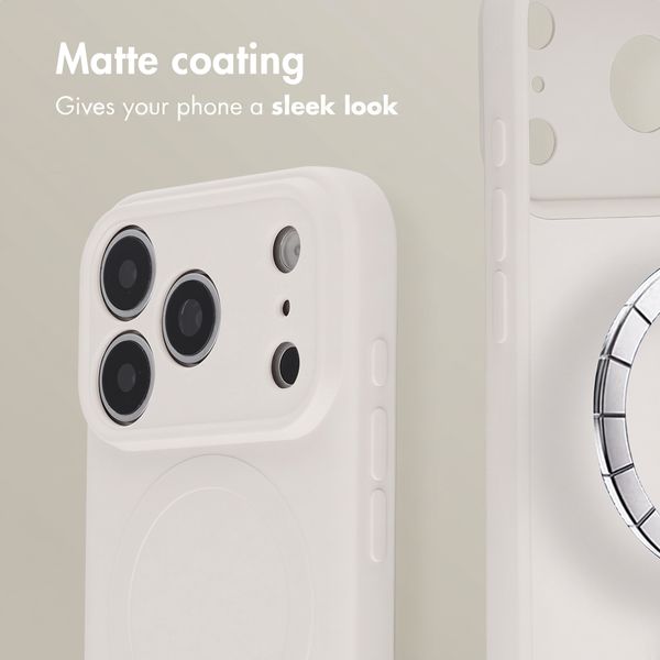 imoshion Colour Back Cover with MagSafe Apple iPhone 18 Pro Max / 17 Pro Max - Beige