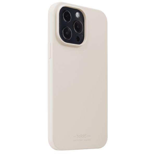 Holdit Silicone Case iPhone 13 Pro - Light Beige