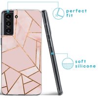 imoshion Design hoesje Samsung Galaxy S21 FE - Pink Graphic