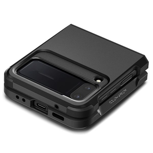 Spigen Tough Armor Backcover Samsung Galaxy Flip 4 - Zwart