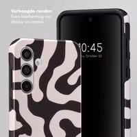 Selencia Vivid Backcover Samsung Galaxy A55 - Art Wave Black