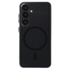 Accezz Lite Backcover met MagSafe | Fluted | Samsung Galaxy S25 - Glossy Black