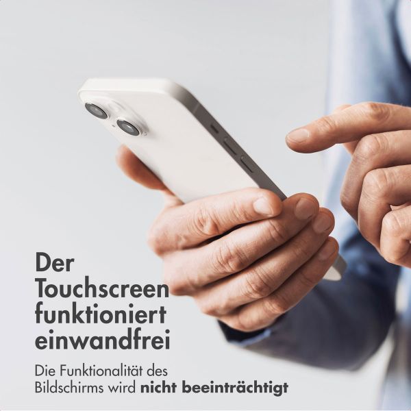 Accezz Gehard Glas Screenprotector + Applicator Apple iPhone 15 Pro