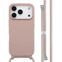 imoshion Silicone Case with Strap Apple iPhone 17 Pro - Sand Pink