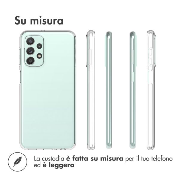 Accezz Clear Backcover Samsung Galaxy A23 (5G) - Transparant