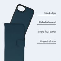 imoshion Detachable 2-in-1 Luxury Bookcase Apple iPhone 17e / 16e - Blue
