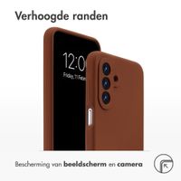 Accezz Liquid Silicone Backcover Samsung Galaxy A18 (4G) - New Tea Brown
