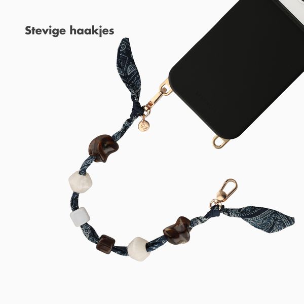 Selencia Satin Stone Polskoord - Blue