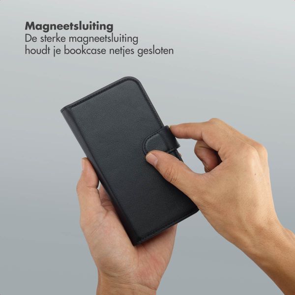 Selencia Olyn Uitneembare Bookcase met MagSafe Apple iPhone 17 Pro - Zwart