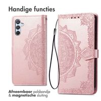 imoshion Mandala Bookcase Samsung Galaxy A34 (5G) - Rosé Goud