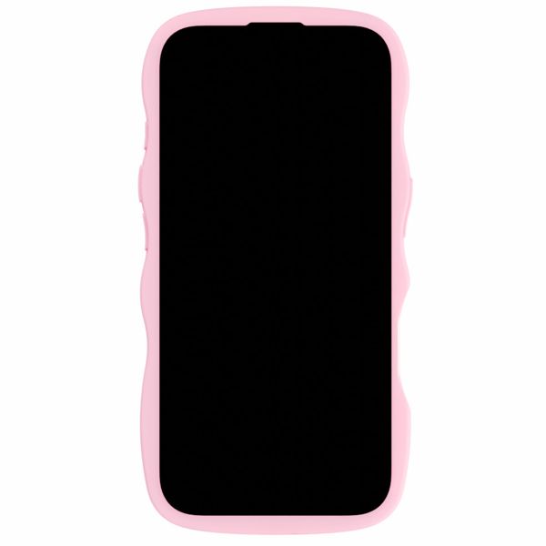 Holdit Wavy Case Apple iPhone 16 Plus - Transparent / Pink