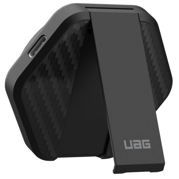 UAG Draadloze oplaadpad met stand - Geschikt voor MagSafe en Qi2 - 15 Watt - Zwart / Carbon