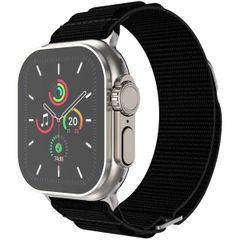 imoshion Nylon Alpine bandje Apple Watch Series 1 t/m 9 / SE (38/40/41 mm) | Series 10 / 11 (42 mm) - Zwart