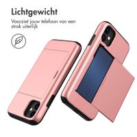 imoshion Backcover met pasjeshouder Apple iPhone 11 - Rosé Goud
