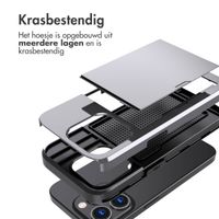 imoshion Backcover met pasjeshouder Apple iPhone 15 Pro - Grijs