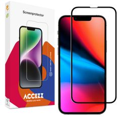 Accezz Gehard Glas Full Cover Screenprotector Apple iPhone 13 Pro Max / 14 Plus
