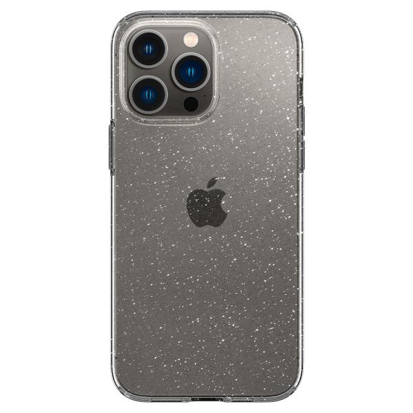 Spigen Liquid Crystal Glitter Backcover Apple iPhone 14 Pro - Transparant