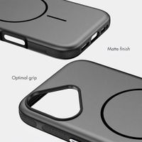 imoshion Colour Back Cover with Thin MagSafe Ring Apple iPhone 17 - Black