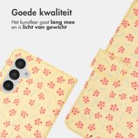imoshion Design Bookcase Samsung Galaxy A16 - Sunny Yellow Petite Flowers